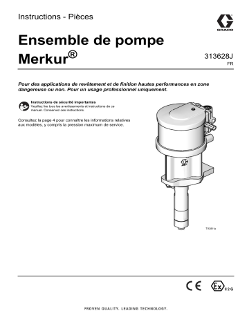 Graco 313628J - Ensemble de pompe Merkur® Mode d'emploi | Fixfr