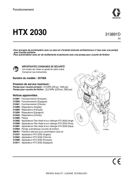 Graco 313891D - HTX 2030 Manuel du propriétaire