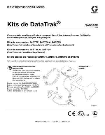 Graco 3A0628B, DataTrak Kits Mode d'emploi | Fixfr