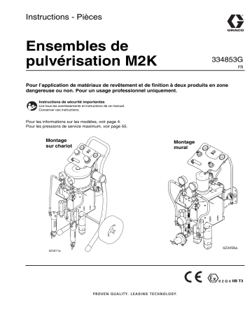 Graco 334853G, Ensembles de pulvérisation M2K Mode d'emploi | Fixfr