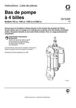 Graco 3A1540E Mode d'emploi