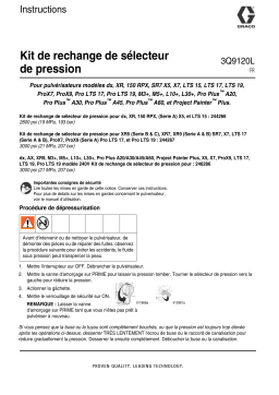 Graco 3Q9120L Pressure Control Switch Replacement Kit Manuel du propriétaire