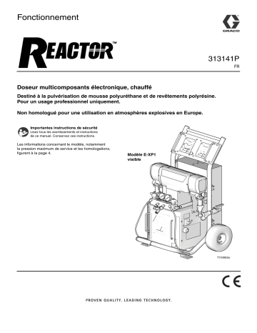 Graco 313141P, Reactor, Electric Proportioners Manuel du propriétaire | Fixfr