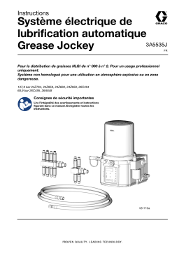 Graco 3A5535J, Système électrique de lubrification automatique Grease Jockey, français Manuel du propriétaire