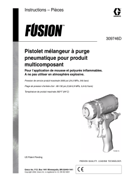 Graco 309746d.fm, Fusion Air Purge Gun Manuel du propriétaire