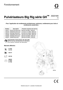 Graco 332318A - GH Series Big Rig Sprayers Manuel du propriétaire