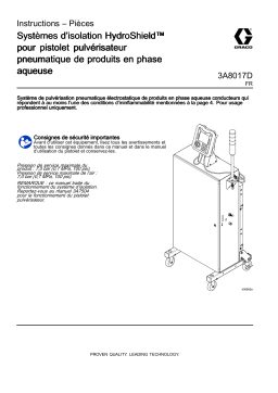 Graco 3A8017D, Systèmes d’isolation HydroShield™ pour pistolet pulvérisateur pneumatique de produits Mode d'emploi