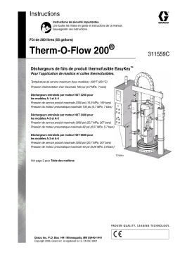 Graco 311208C Therm-O-Flow 200 Manuel du propriétaire