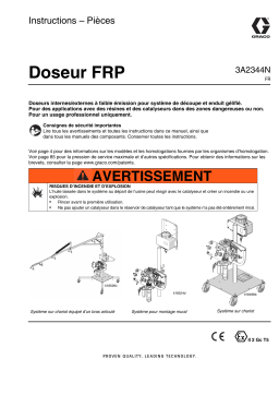 Graco 3A2344N - Doseur FRP Mode d'emploi