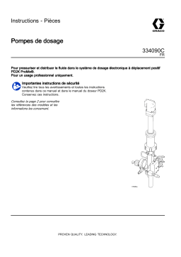 Graco 334090C, Pompes de dosage Mode d'emploi