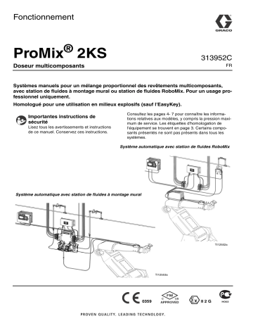 Graco 313952C, ProMix 2KS Automatic Systems Manuel du propriétaire | Fixfr
