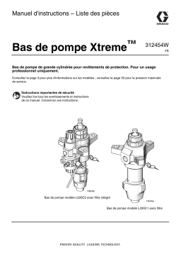 Graco 312454W - Xtreme Lowers Mode d'emploi