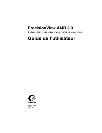 Graco 309218a , PrecisionView AMR 2.0 Manuel du propriétaire | Fixfr