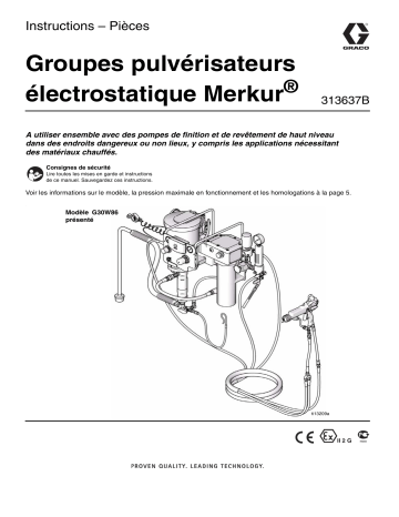 Graco 313637B, Merkur Electrostatic Spray Packages Mode d'emploi | Fixfr