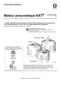 Graco 312377ZAL - Moteur pneumatique NXT Mode d'emploi