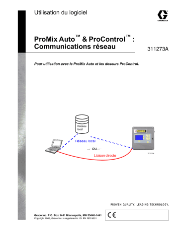 Graco 311191A ProMix Auto and ProControl Network Communications, U.S. Manuel du propriétaire | Fixfr