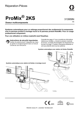 Graco 313959L, ProMix 2KS Doseur multicomposants, Réparation-Pièces Manuel du propriétaire