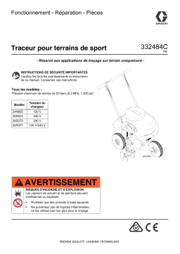 Graco 332484C - Sports Field Marker Manuel du propriétaire