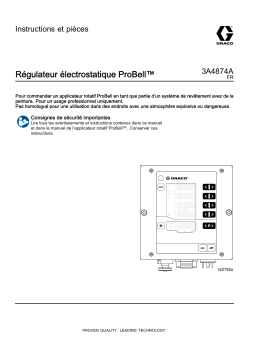 Graco 3A4874A, Régulateur électrostatique ProBell Mode d'emploi