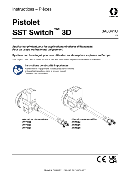 Graco 3A8841C, Pistolet SST Switch 3D Mode d'emploi