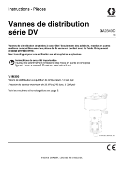 Graco 3A2340D - 3/4 in. DV Series Dispense Valves Mode d'emploi