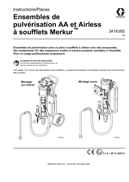 Graco 3A1638S, Ensembles de pulvérisation AA et Airless à soufflets Merkur Mode d'emploi