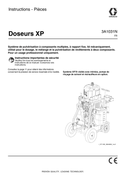 Graco 3A1031N - XP Proportioners Mode d'emploi