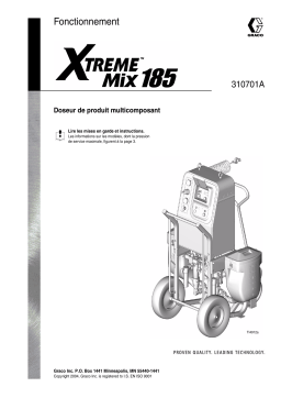 Graco 310701a.fm, Xtreme Mix 185 Manuel du propriétaire