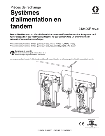 Graco 312400Fc - Tandem Supply Systems Manuel du propriétaire | Fixfr