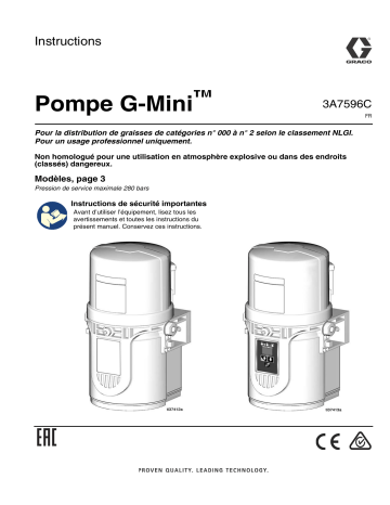 Graco 3A7596C, de la pompe G-Mini, français Manuel du propriétaire | Fixfr