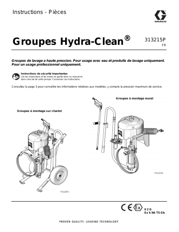 Graco 313215P, Groupes Hydra-Clean Mode d'emploi | Fixfr
