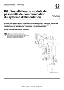 Graco 313476D - Supply System Communications Gateway Module Mode d'emploi