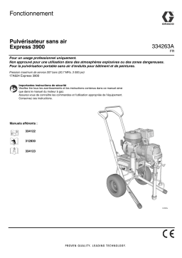 Graco 334263A - Express 3900 Airless Sprayers Manuel du propriétaire