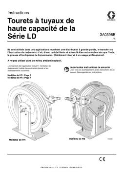 Graco 3A0396E XD30 Series High Capacity Hose Reels Mode d'emploi