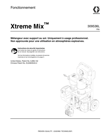 Graco 309536L - Xtreme Mix Manuel du propriétaire | Fixfr