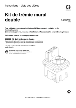 Graco 3A0326E, Double Wall Hopper Mode d'emploi