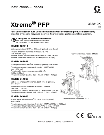 Graco 333212J - Xtreme PFP Mode d'emploi | Fixfr