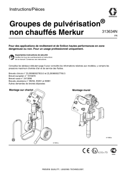 Graco 313634N - Merkur Non-Heated Spray Packages Mode d'emploi