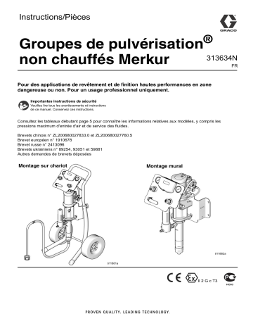 Graco 313634N - Merkur Non-Heated Spray Packages Mode d'emploi | Fixfr