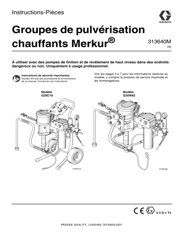 Graco 313640M, Merkur Heated Spray Packages Mode d'emploi | Fixfr