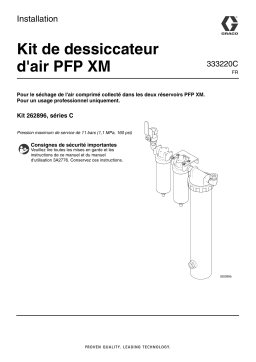 Graco 333220C - XM PFP Air Dryer Kit Manuel du propriétaire