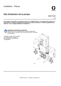 Graco 334114C, ProMix kits d'extension de la pompe Manuel du propriétaire