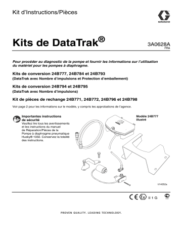 Graco 3A0628A, DataTrak Kits Mode d'emploi | Fixfr
