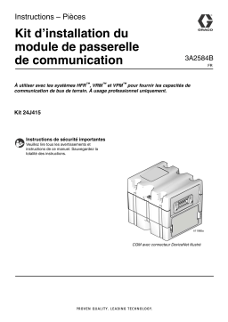 Graco 3A2584B - Communications Gateway Module Mode d'emploi