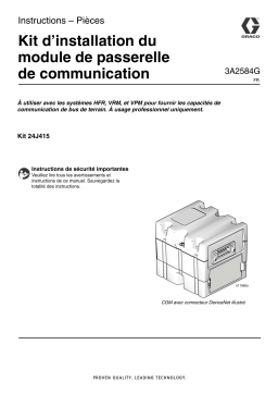 Graco 3A2584G - Communications Gateway Module Mode d'emploi