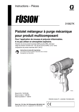 Graco 310627K Fusion Spray Gun Manuel du propriétaire