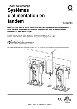 Graco 312726C - Tandem Supply Systems Manuel du propriétaire