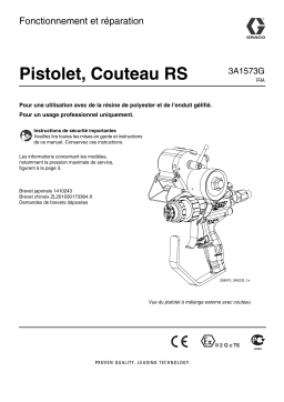 Graco 3A1573G, RS Gun, Cutter Manuel du propriétaire