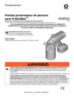 Graco 3A0855C - MiniMax Cordless Paint Sprayer Manuel du propriétaire