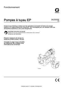 Graco 3A2055E, EP Hose Pumps Manuel du propriétaire